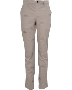 Charles Cars Embroidery Elephant Pants