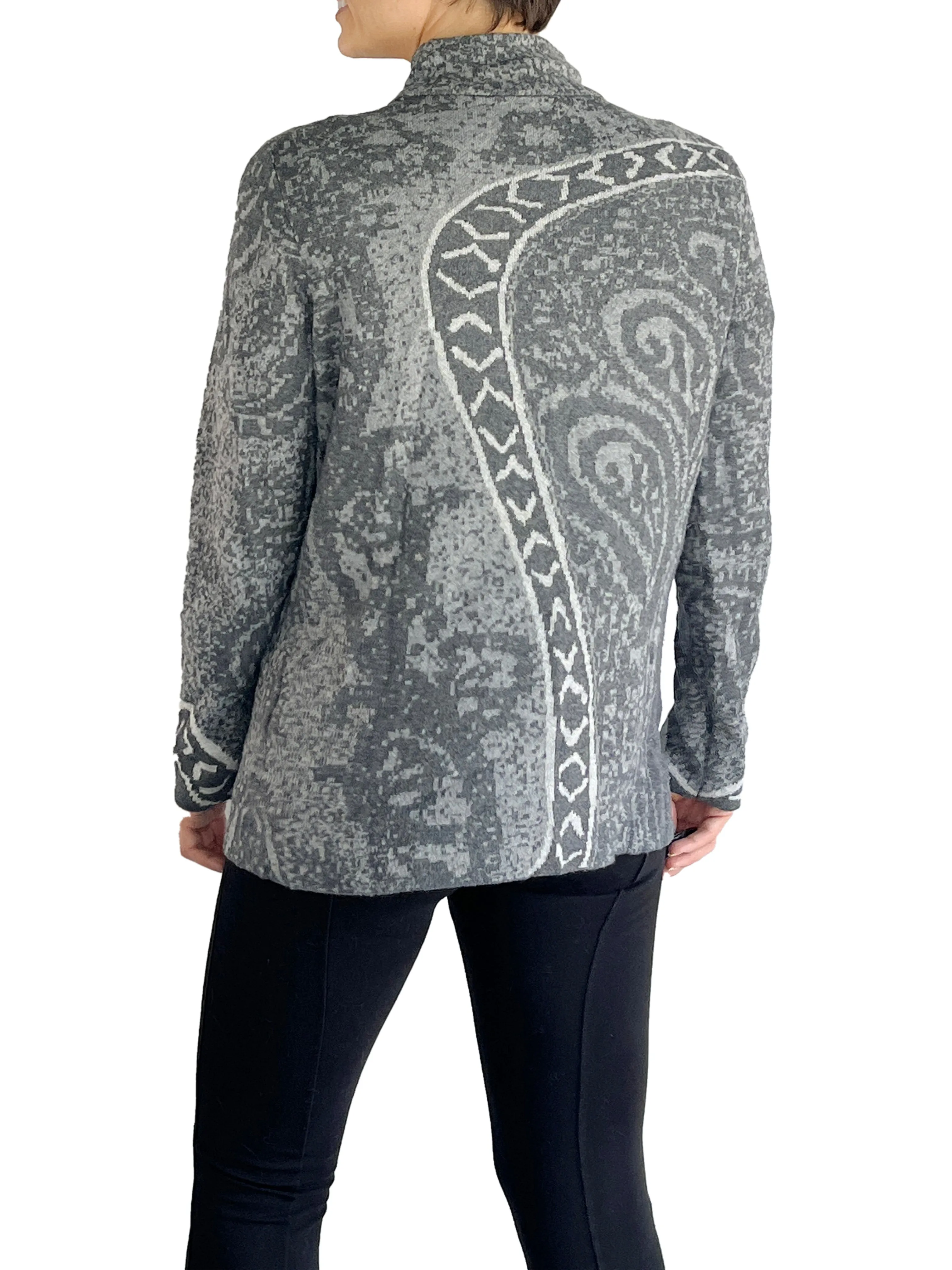 Chico's Top Sweater Turtleneck Gray Size 1 SKU 000048