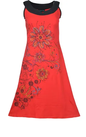 colorful-embroidery-sleeveless-dress