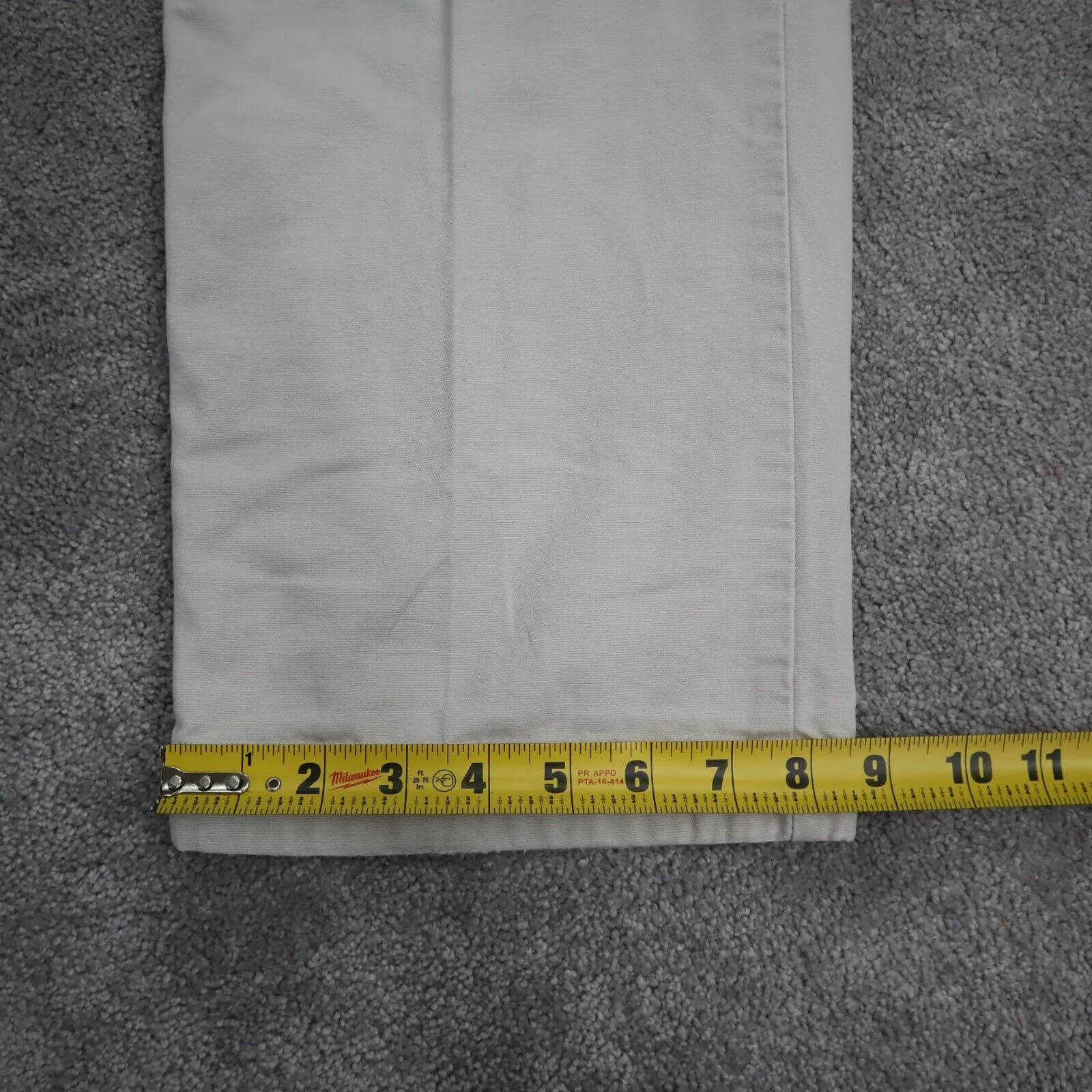 Columbia Pant Mens Size 32W Solid Light Beige Chino Outdoor 100% Cotton Pockets