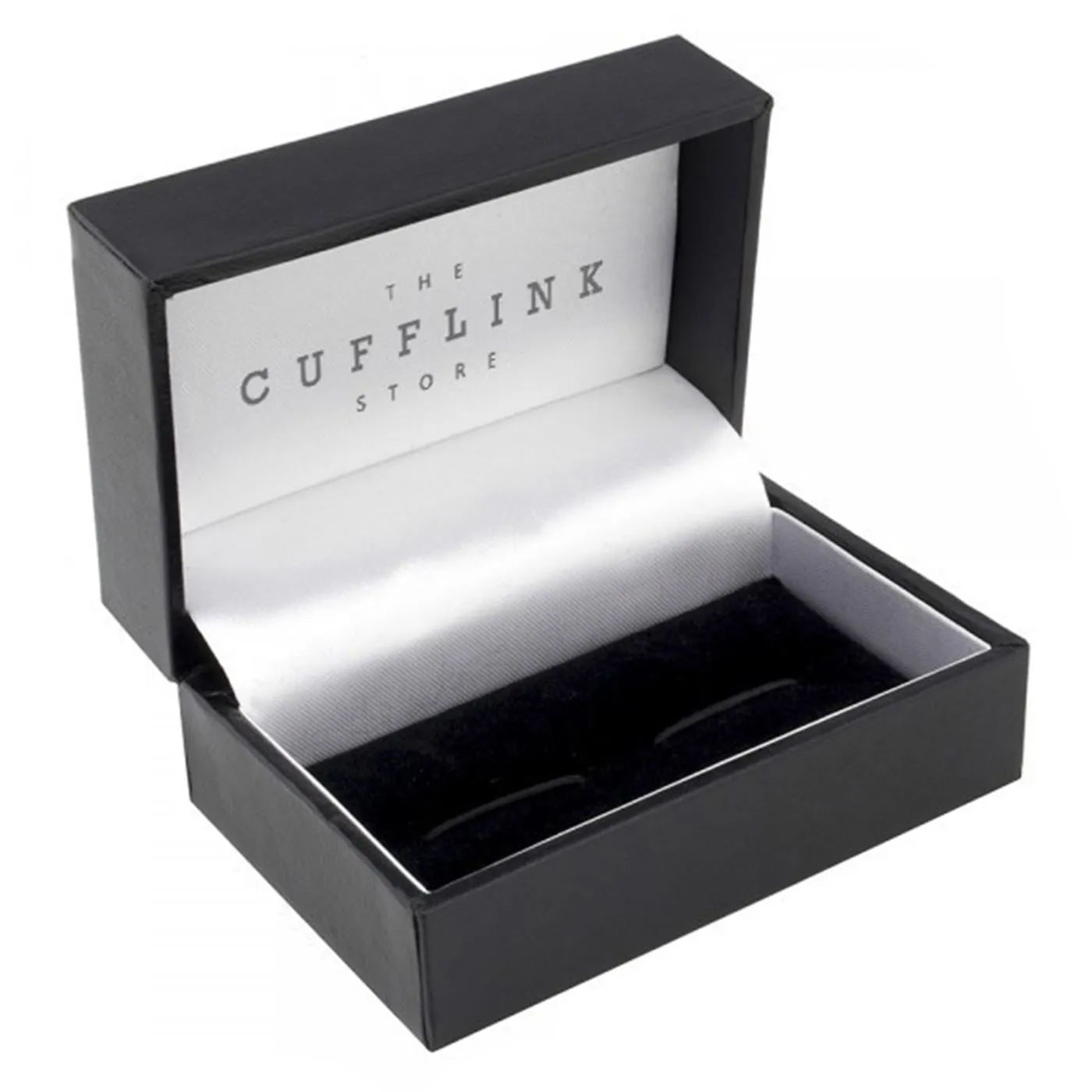 Cracked Black Cufflinks