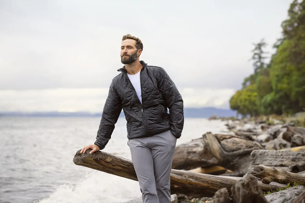 Cutter & Buck Silverdale Men's Quilted Jacket | Lightweight | Padded | Navy or Black | S-4XL
