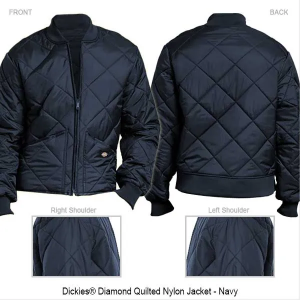 Dickies Diamond Quilted Nylon Jacket - Disney Fire Department