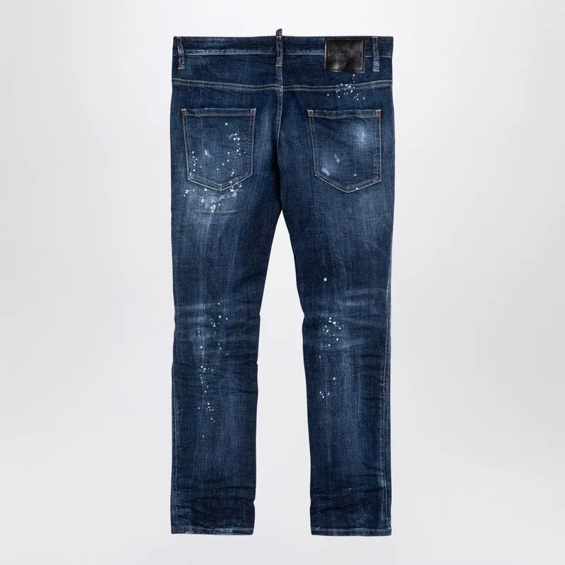 DSQUARED2 Skater Skinny Distressed Jeans