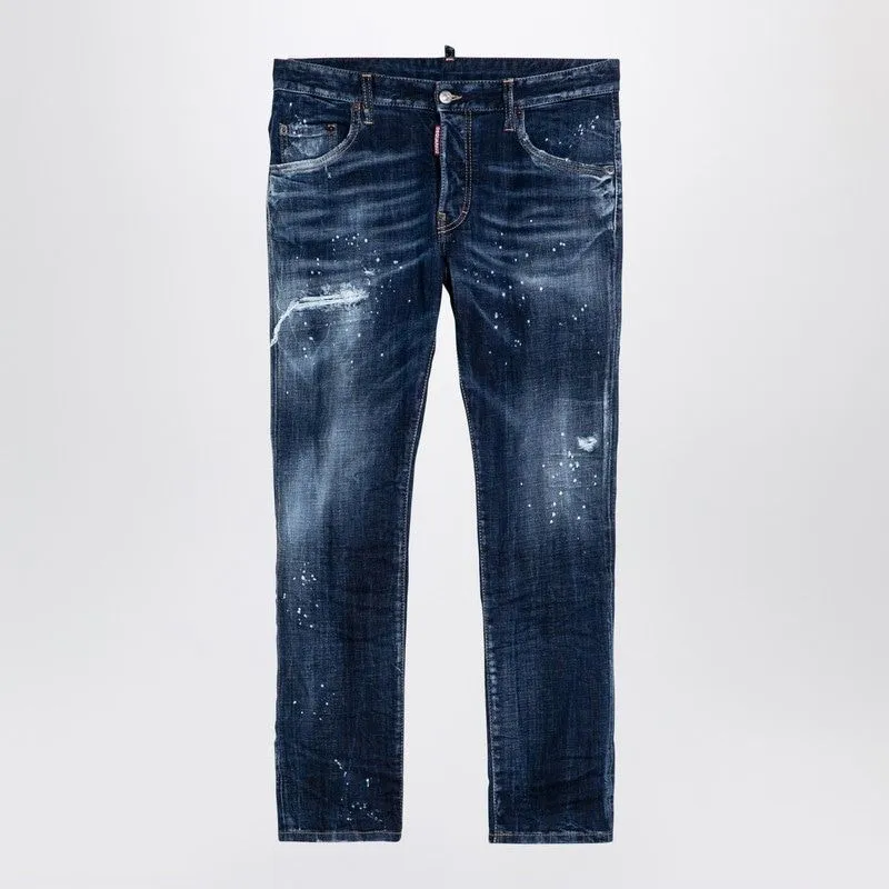 DSQUARED2 Skater Skinny Distressed Jeans