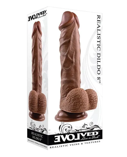 Evolved 8" Realistic Dildo with Balls