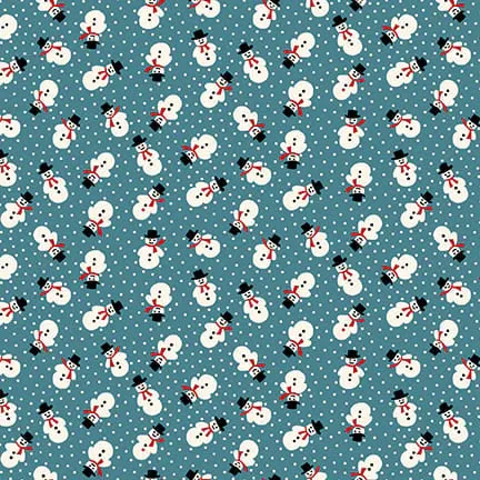 Fabric, Winter in Snowtown by Buttermilk Basin - FAT QUARTER BUNDLE   PANEL