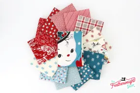 Fabric, Winter in Snowtown by Buttermilk Basin - FAT QUARTER BUNDLE   PANEL