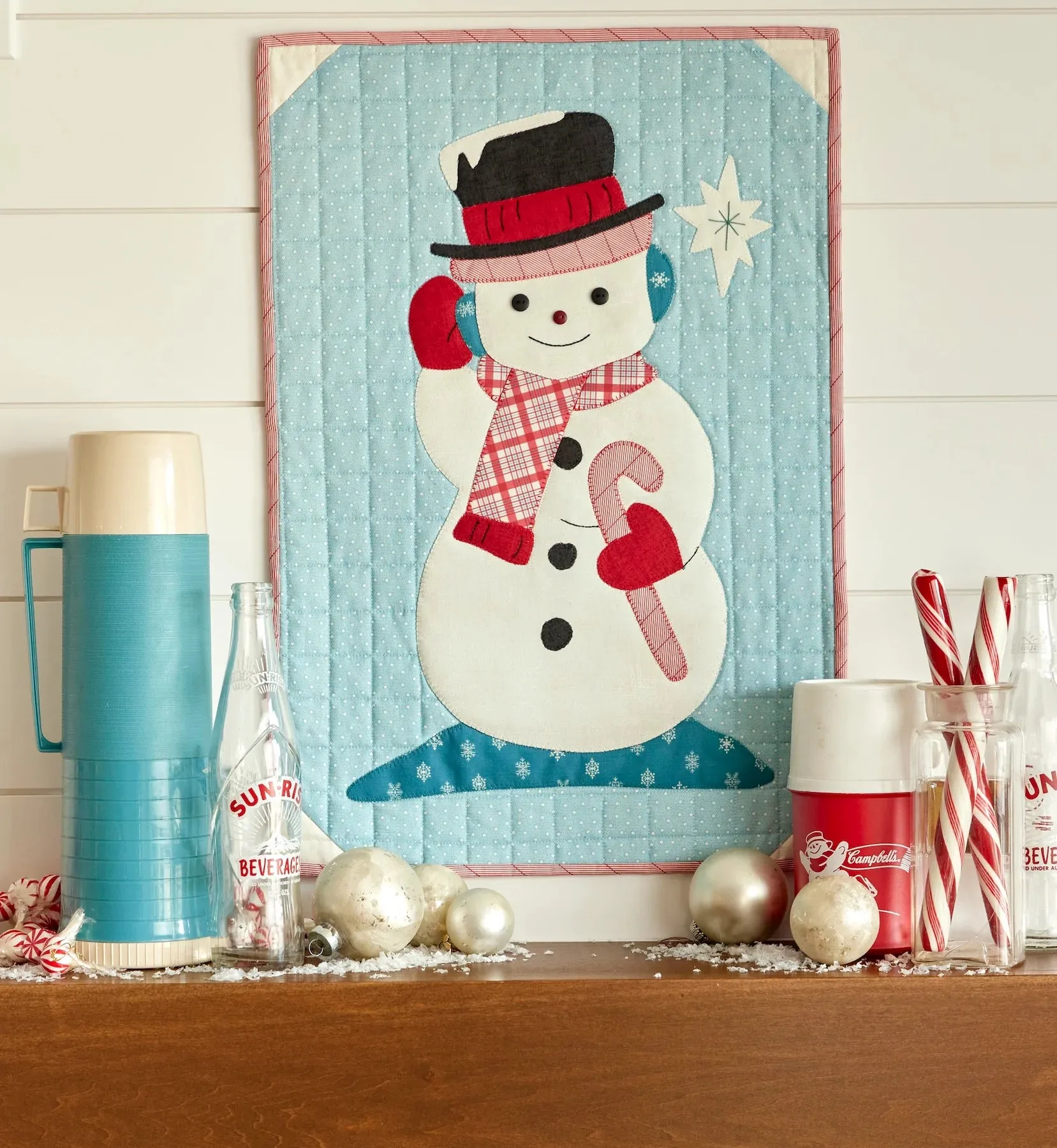Fabric, Winter in Snowtown by Buttermilk Basin - FAT QUARTER BUNDLE   PANEL