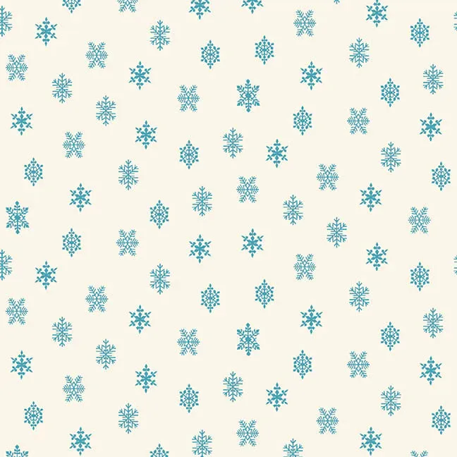 Fabric, Winter in Snowtown by Buttermilk Basin - FAT QUARTER BUNDLE   PANEL