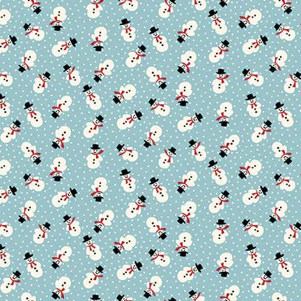 Fabric, Winter in Snowtown by Buttermilk Basin - FAT QUARTER BUNDLE   PANEL