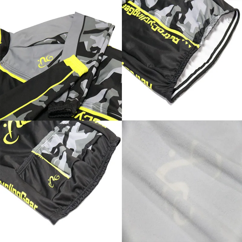 FAEMA White Fleece Retro Cycling Kits