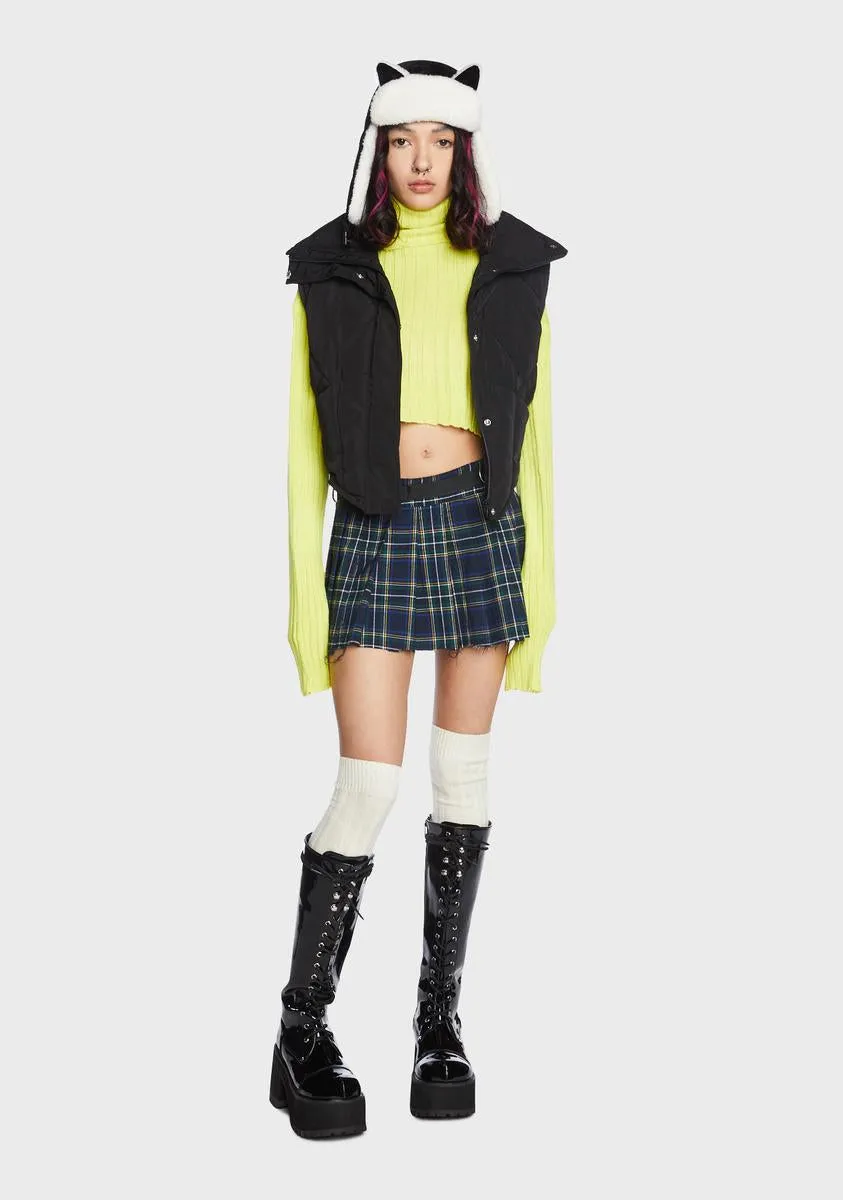 Falling Back Cropped Sweater