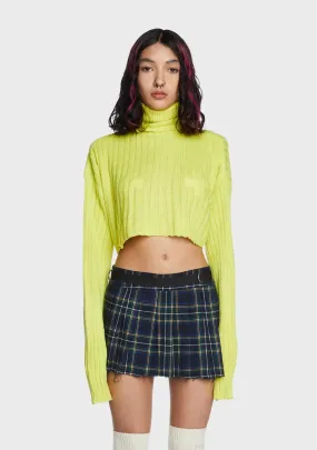 Falling Back Cropped Sweater