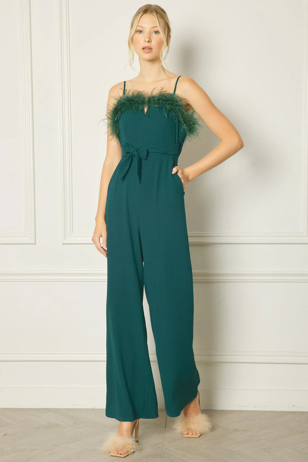 Feelin' Festive Jumpsuit - FINAL SALE