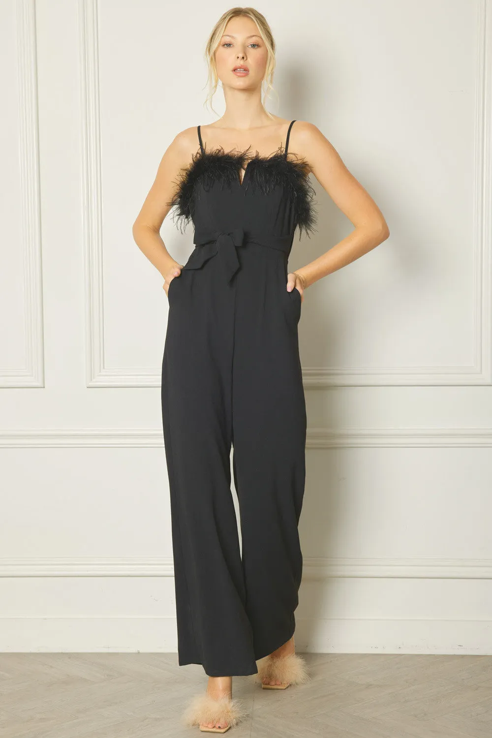 Feelin' Festive Jumpsuit - FINAL SALE