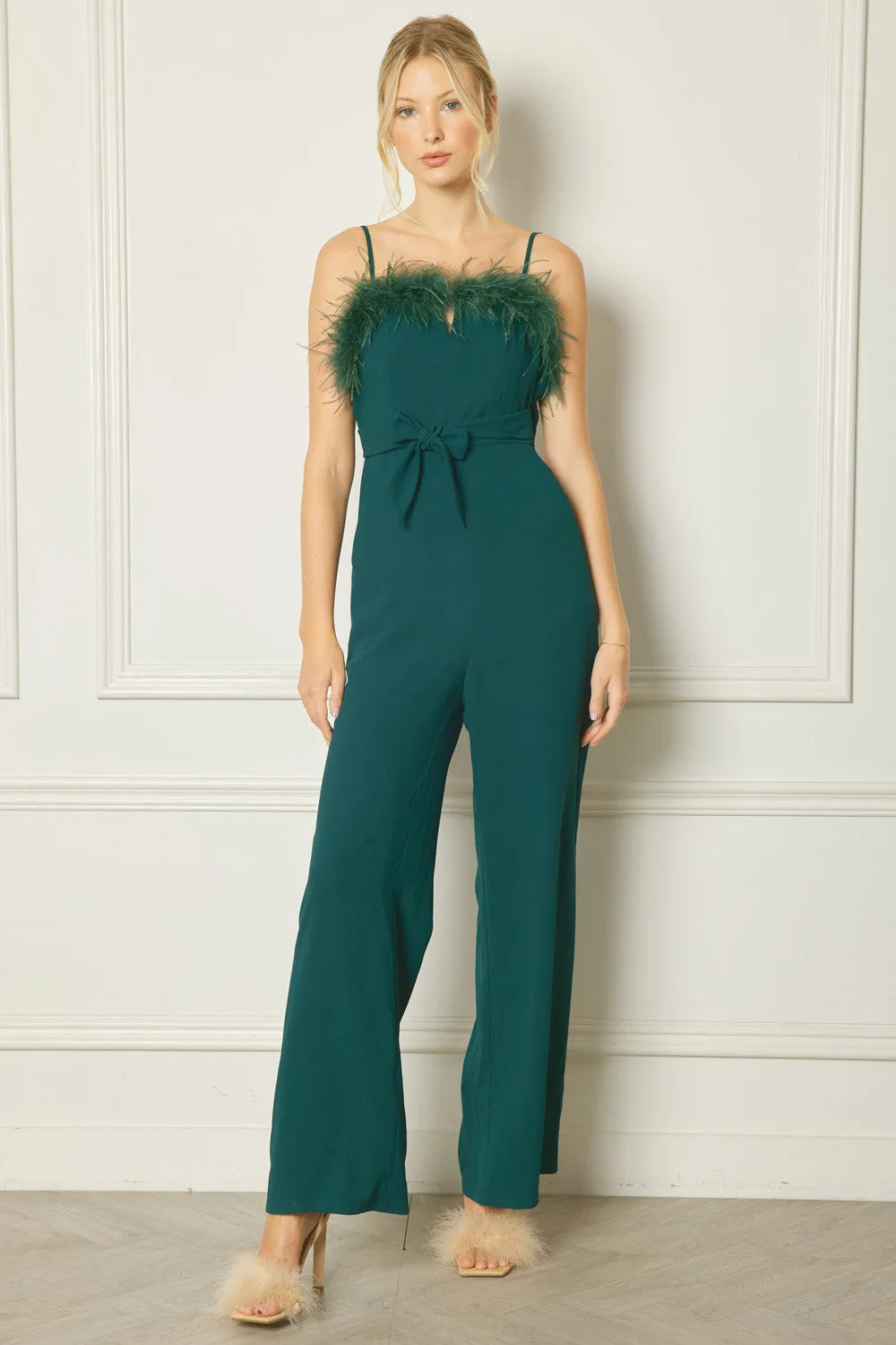 Feelin' Festive Jumpsuit - FINAL SALE