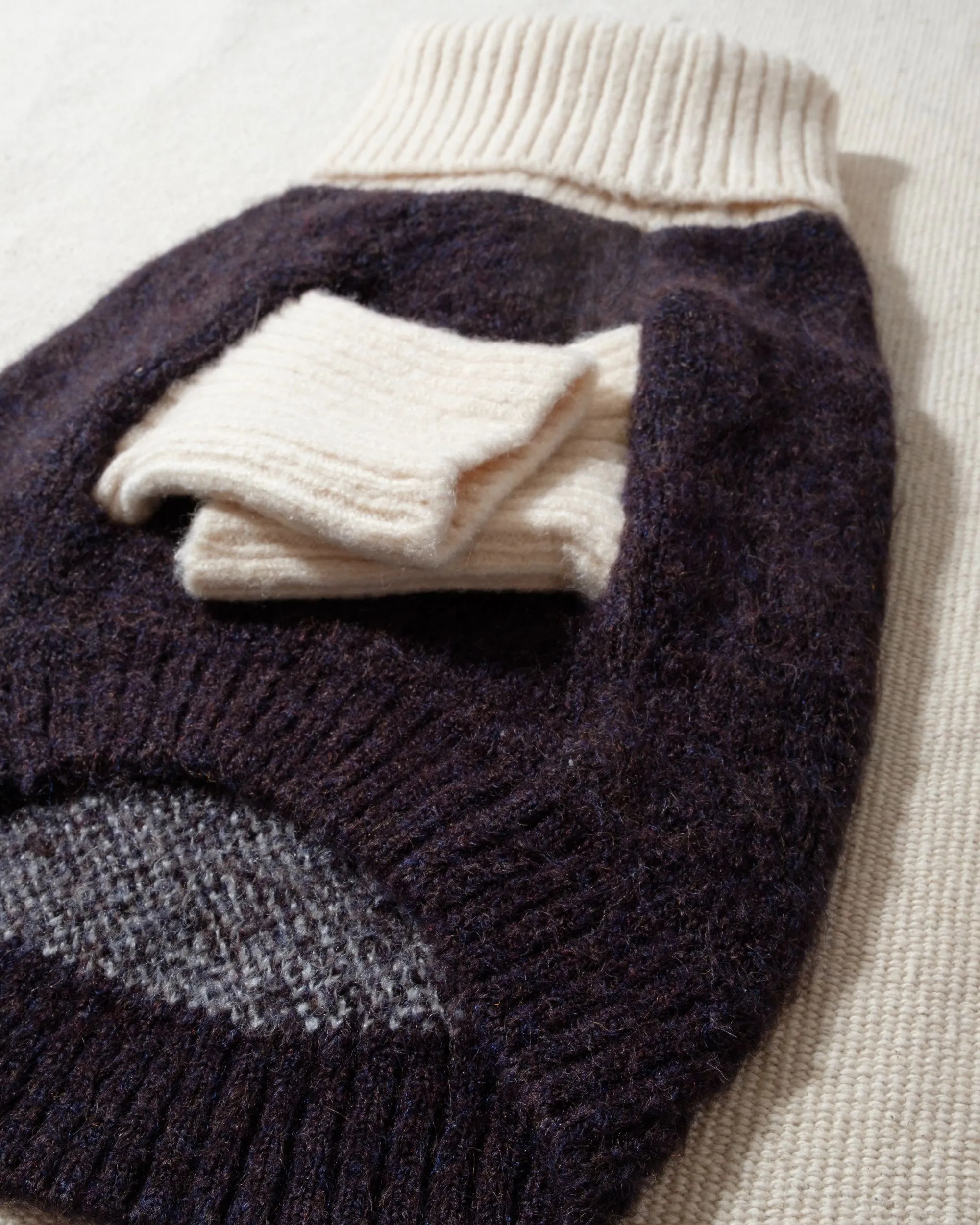 Felix Black   Ivory Dog Sweater