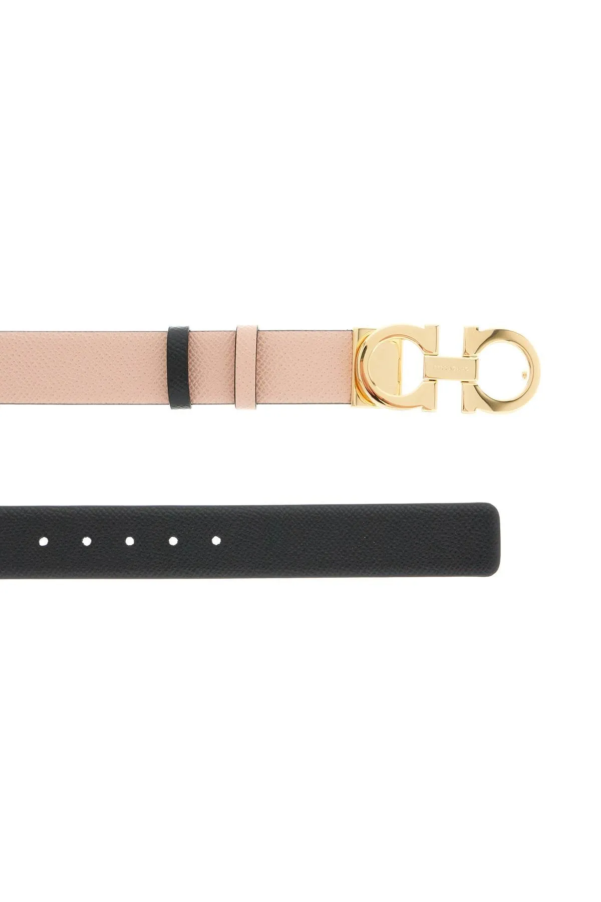 Ferragamo Luxury Reversible Gancini Buckle Belt Size 100