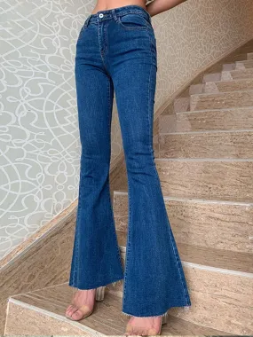 Flare Jeans Pants Women Vintage Denim Ladies Jeans Women