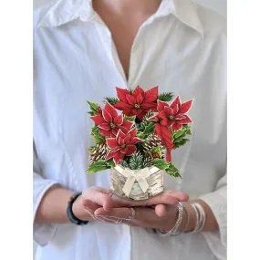 Freshcut Paper FP7418 MINI Birch Poinsettia