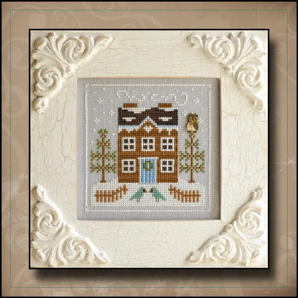 Frosty Forest - Bluebird Cabin Pattern - Country Cottage Needleworks - 5
