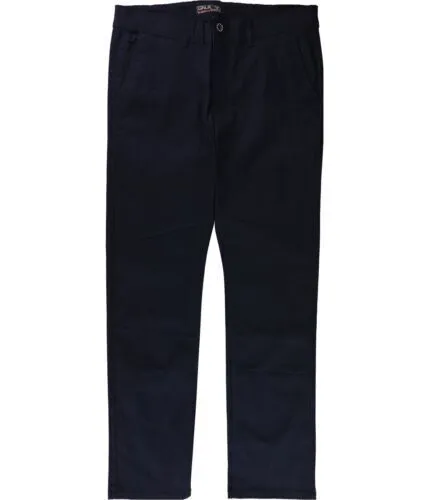 Galaxy by Harvic Men's Pockets Casual Stretch Skinny Chino Pants Navy Size 32/32