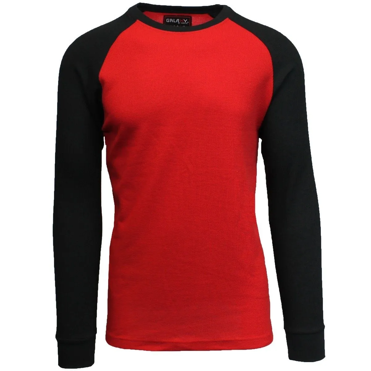 Galaxy by Harvic Men's Raglan Thermal Shirt - Assorted Sizes