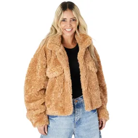 Gingerbread Latte Sherpa Jacket