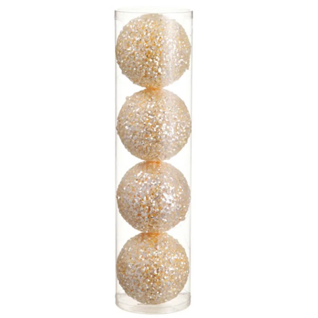 Glittered Ball Ornament