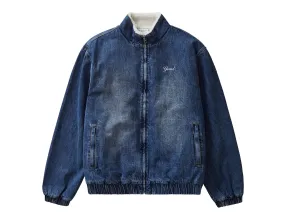 Grand Collection - Denim Sherpa Track Jacket