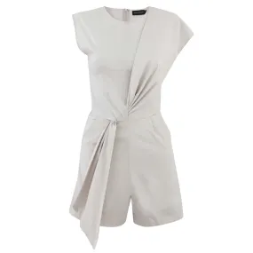 Grey Poplin Playsuit