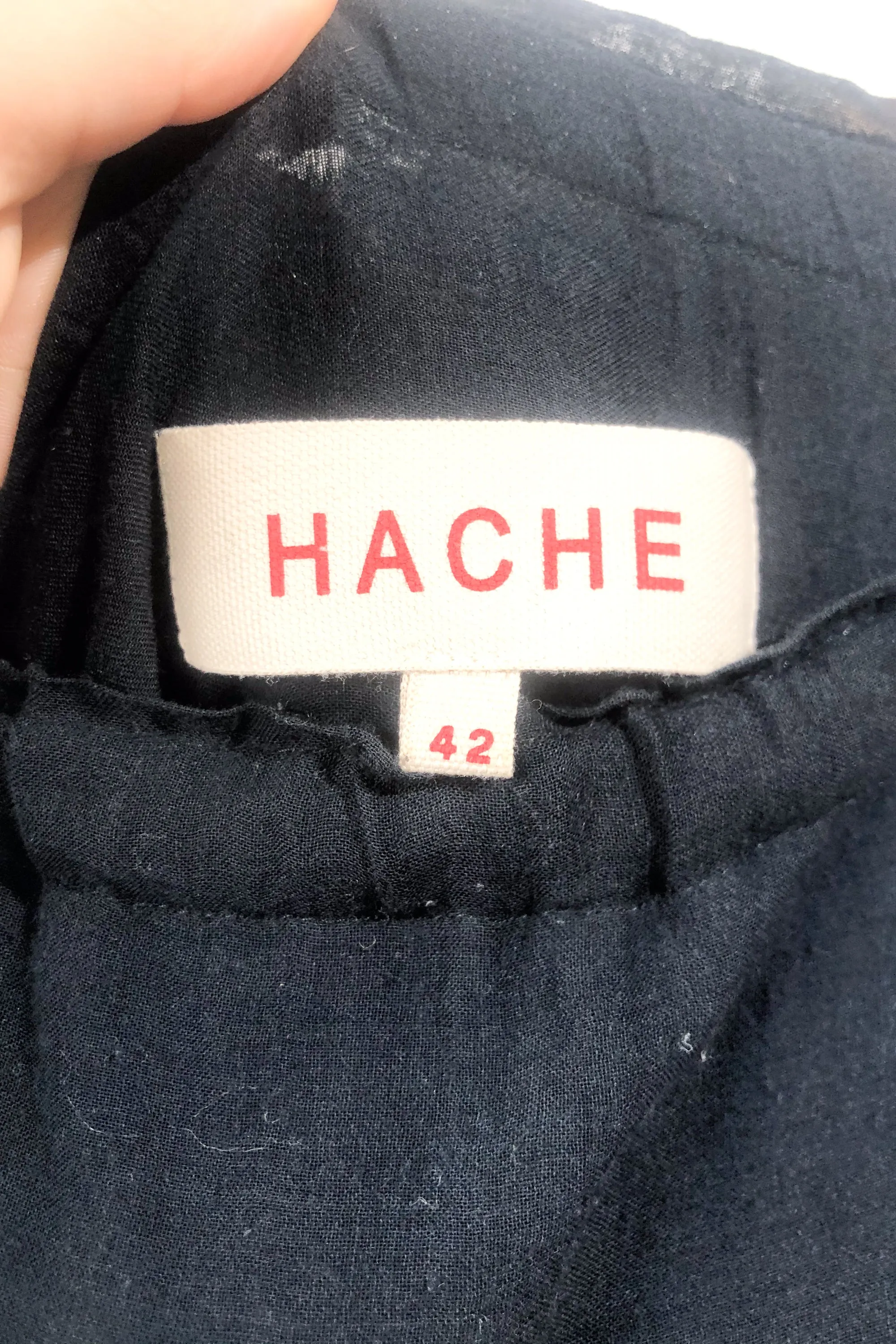 Hache Black Tiered Ruffle Skirt