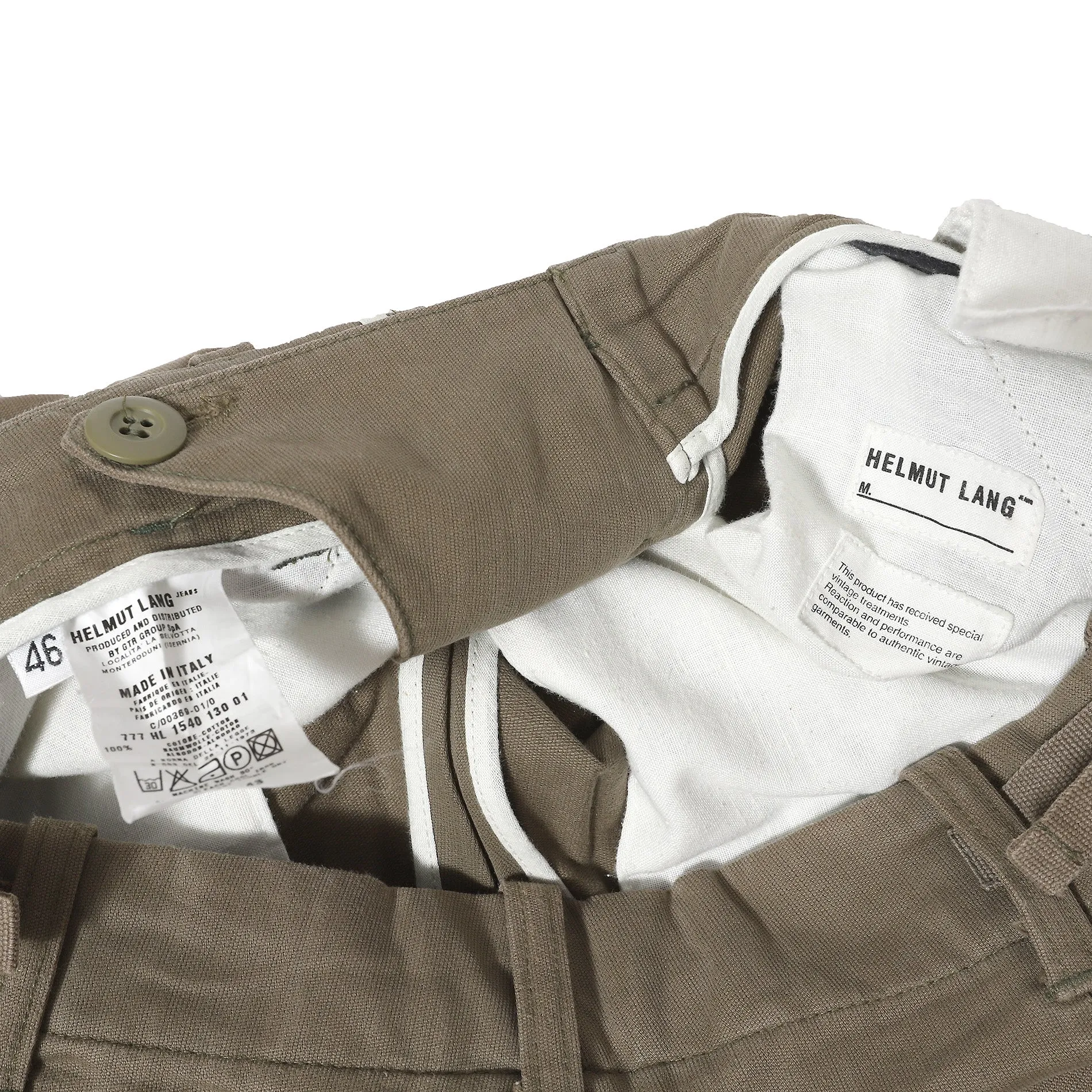 Helmut Lang FW99 Bondage Strap Chino Pants