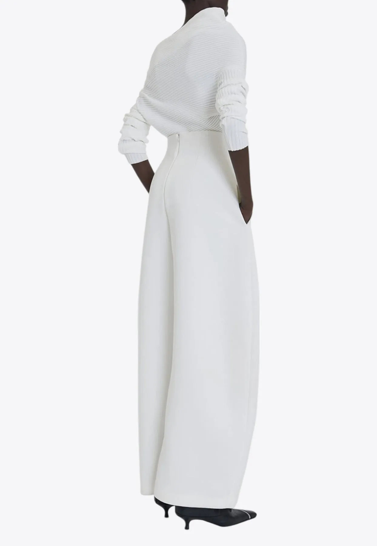 High-Rise Rounded Pants