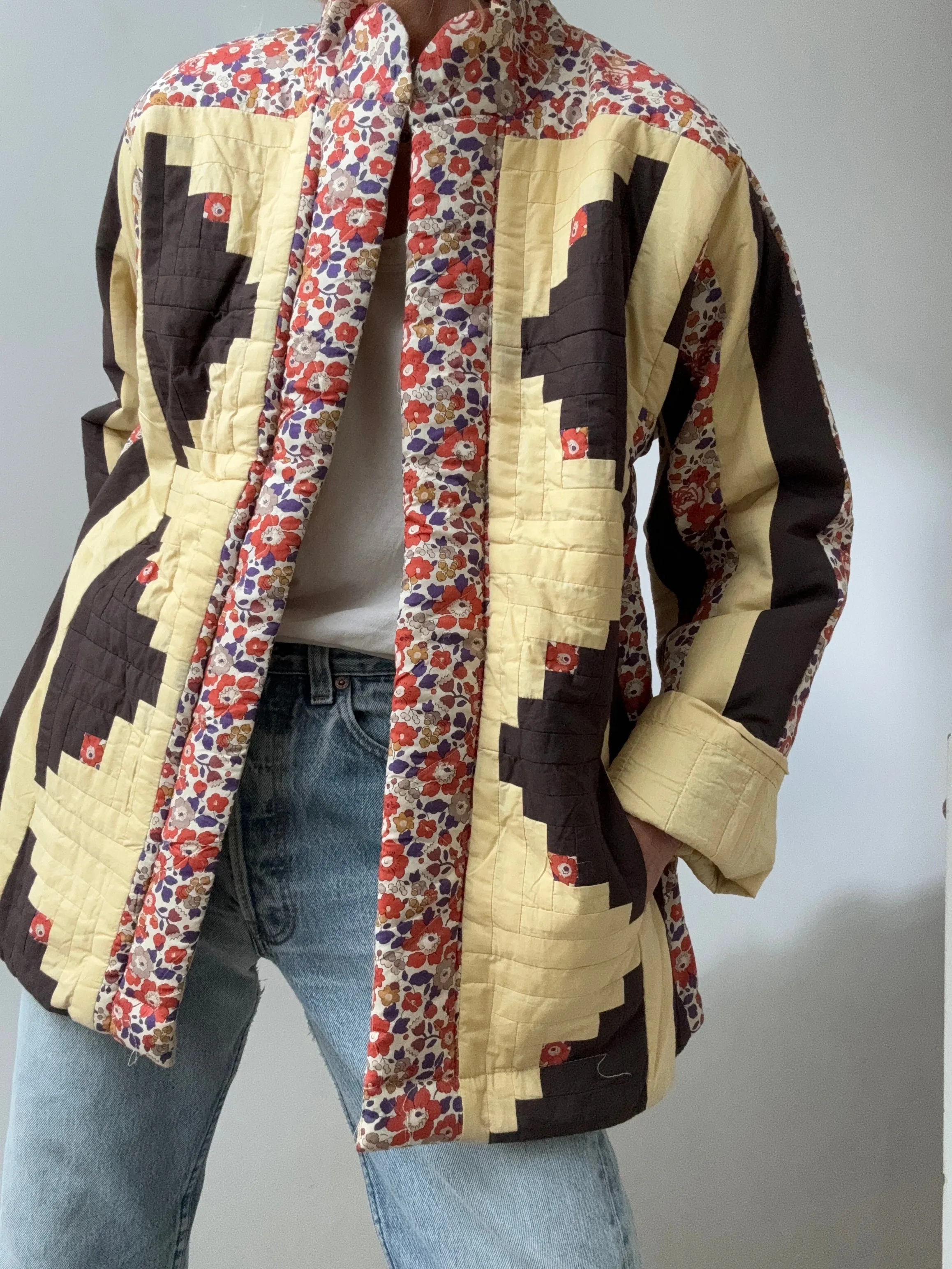 Holly Go Lightly Patchwork Jacket Flower