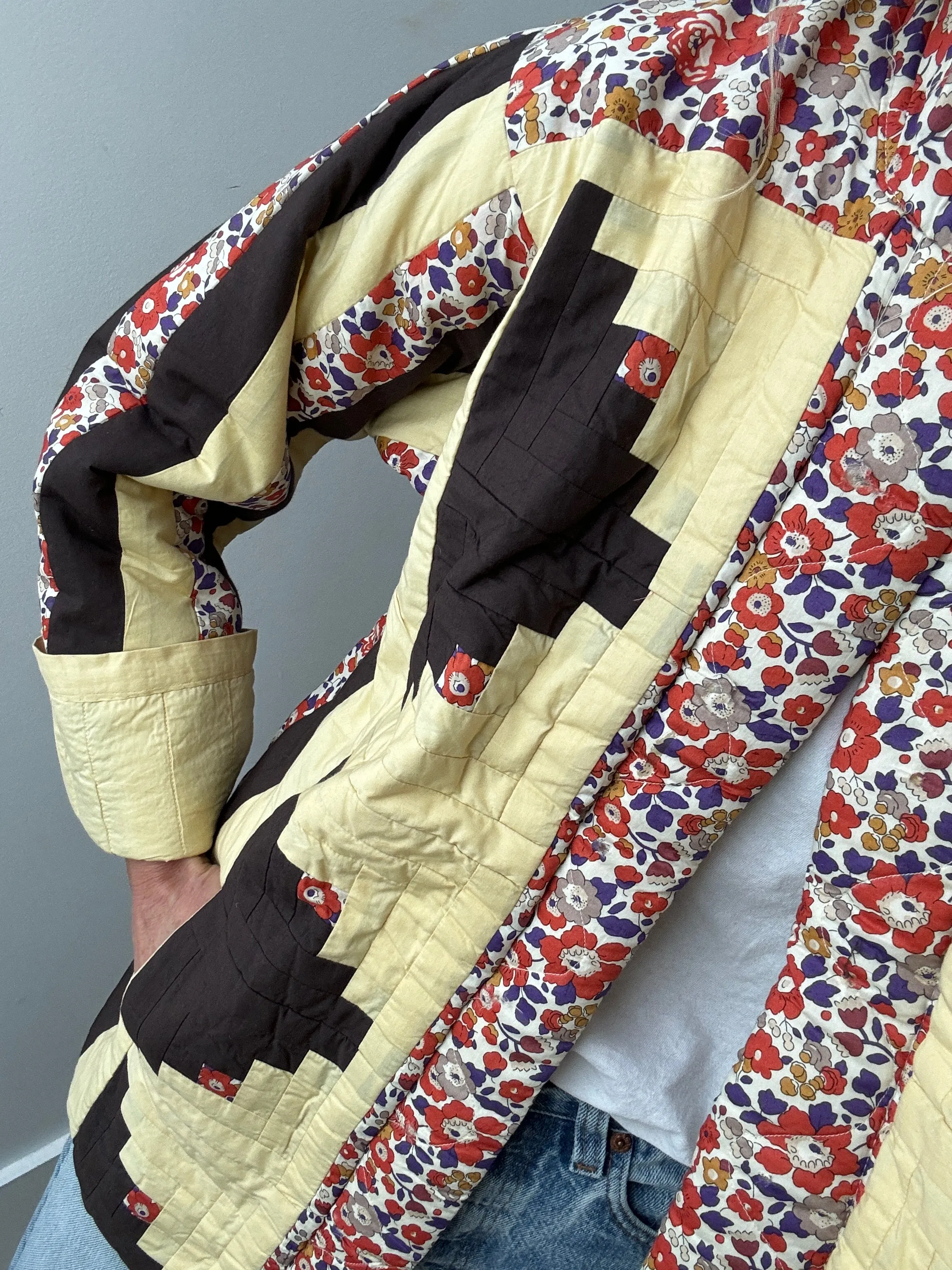 Holly Go Lightly Patchwork Jacket Flower