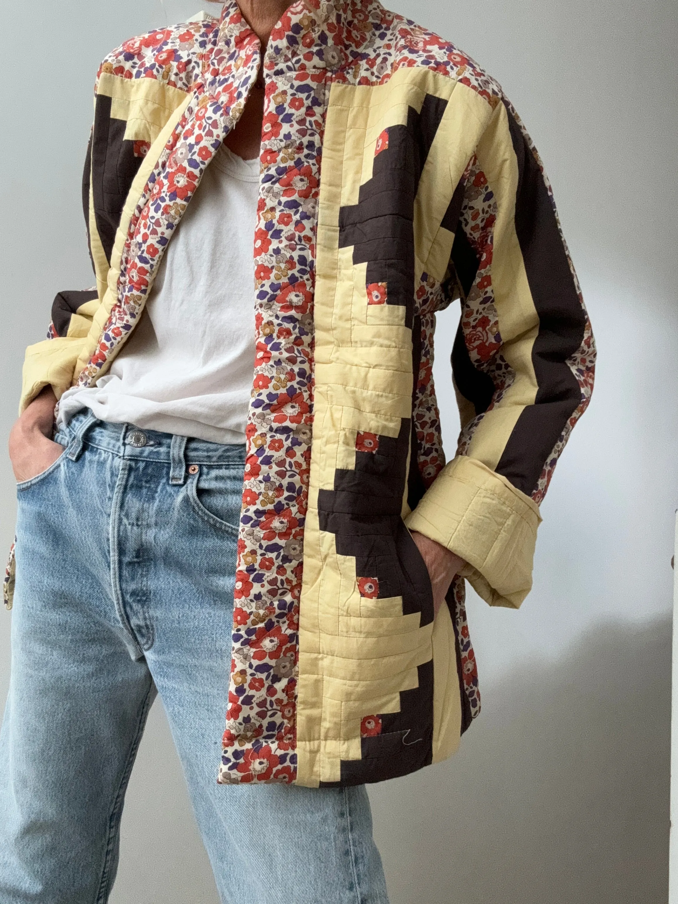 Holly Go Lightly Patchwork Jacket Flower