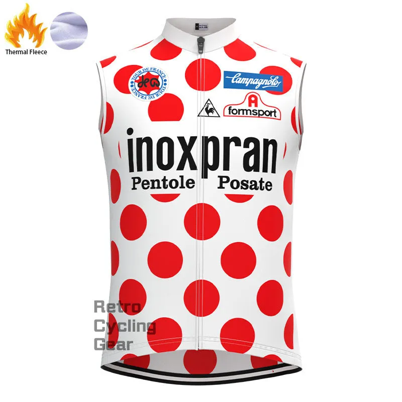inoxpran Red-Dot Fleece Retro Cycling Kits