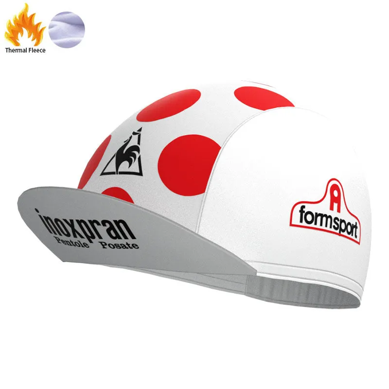 inoxpran Red-Dot Fleece Retro Cycling Kits