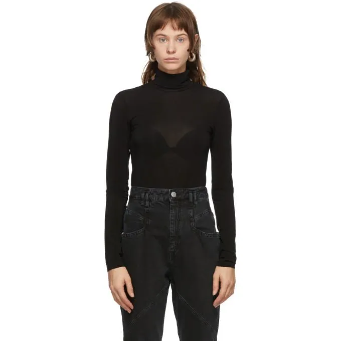 Isabel Marant Black Goyela Turtleneck