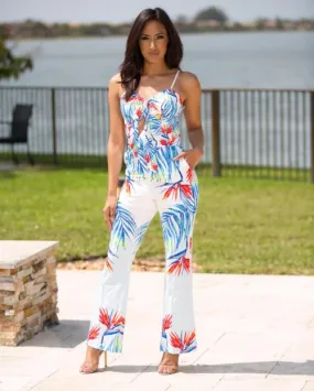 Isabella - Tropicana Floral Jumpsuit