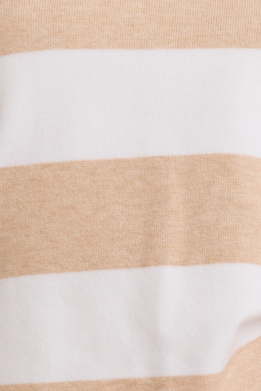 Ivory Striped Mini Skirt