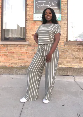 Jada Jumpsuit (Sage/Ivory)