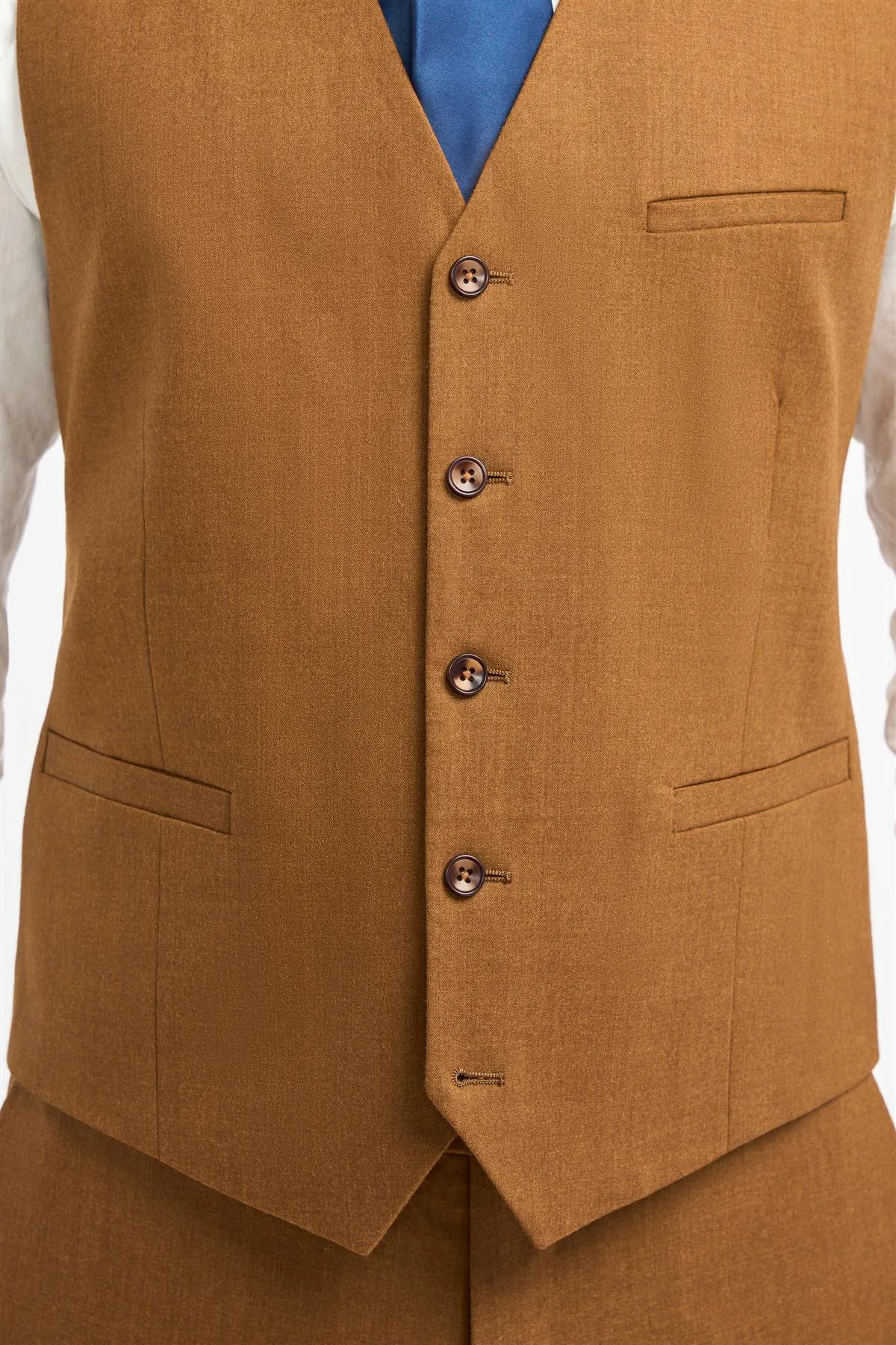 James Sierra Super 130s Wool Waistcoat