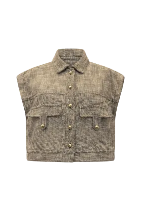 Jeanneth Tweed Vest