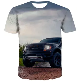 Jeep T-shirt Men Offroad T-shirts Graphic car Tshirts Casual Short Sleeve