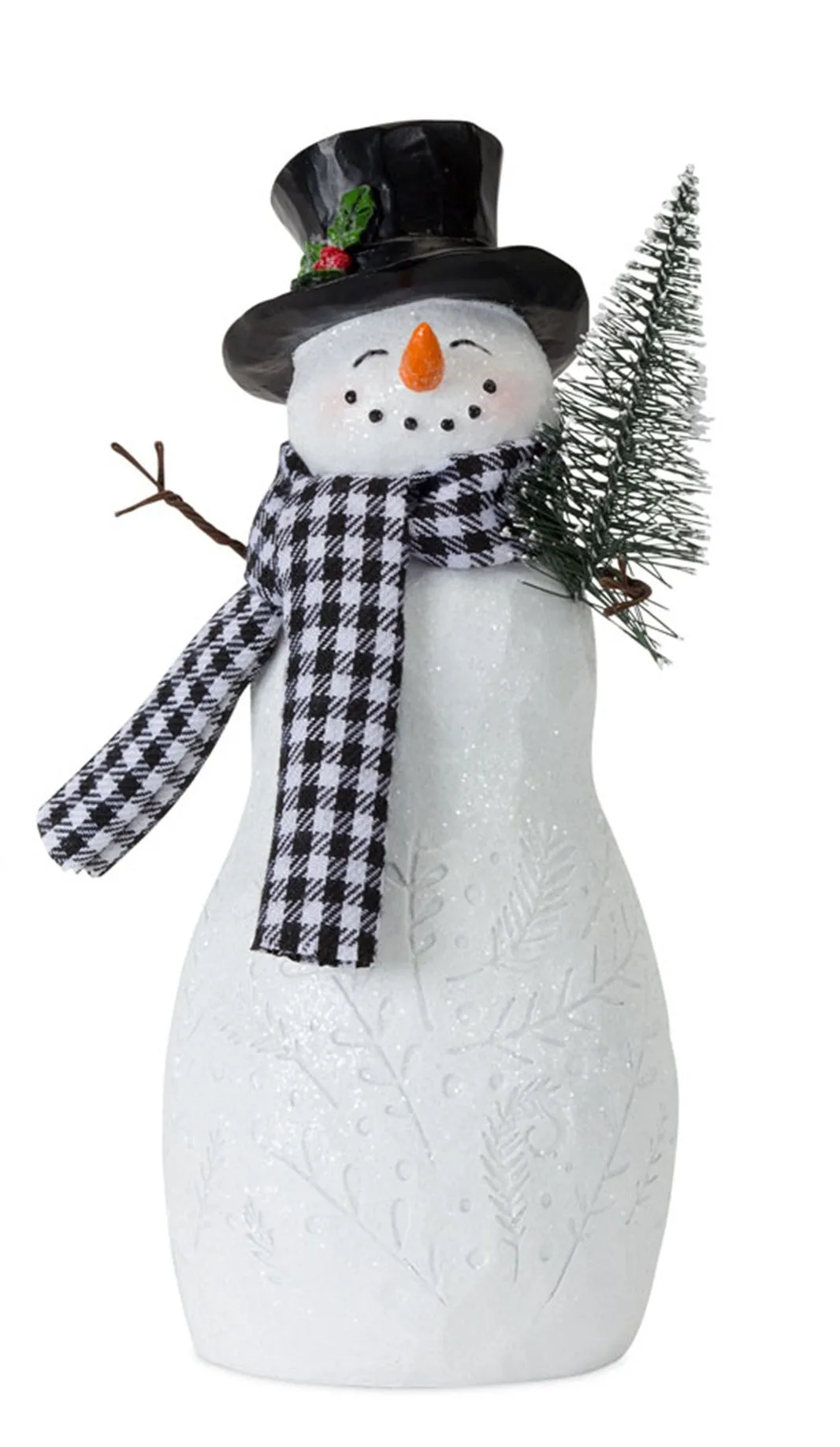 Jolly Snowman Resin Figurine