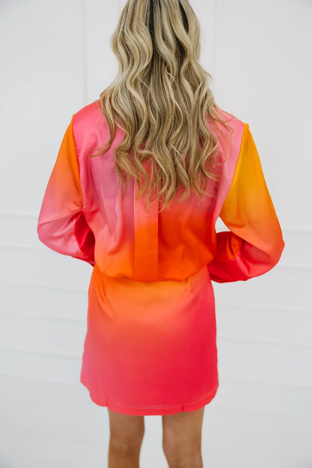 Jones Mini Dress - Orange Multi