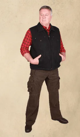 Kelly "12" Vest in Canvas